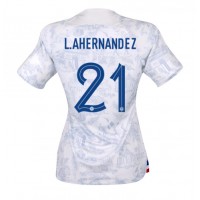 Dres Francuska Lucas Hernandez #21 Gostujuci za Žensko SP 2022 Kratak Rukav